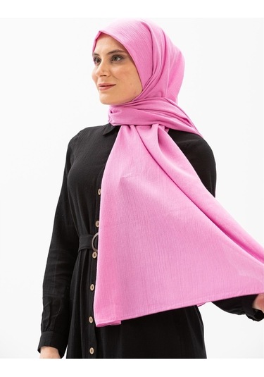 Eliş Şile Bezi Şile Bezi Şal Pembe Tek Beden-Pembe