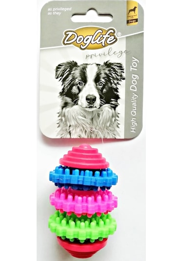 Doglife Tırtıklı 7.5 CM Diş Kaşıma Köpek Oyuncağı