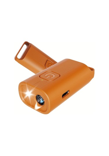 Willowhaven Mini Ultrasonic Köpek Kovucu - Şarj Edilebilir Ses Teknolojisi, 5 Metre Menzil, Usb Şarj, Portatif İçin/dışında Kullanım, Turuncu