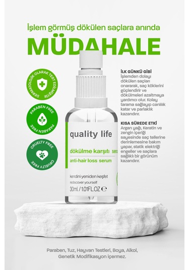 Quality Life Dökülme Karşıtı Saç Serumu 30 ML