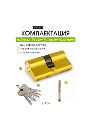 S-locked Kilit Silindiri Ve Anahtar Göbeği 445231742