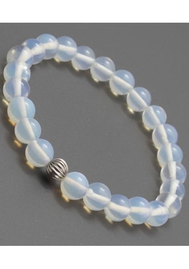 Gümüştel El Sanatları Sertifikalı Opal Taşı Bileklik Aaa Kalite Orijinal Opal Taşı Doğal Taş Bileklik Çok Renkli