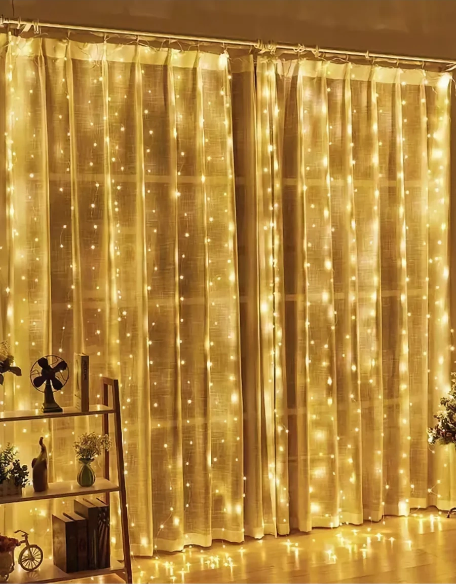 Lesnyak Usb Beyaz Sıcak Işık Perdesi Işıklandırma 189643420 Beyaz Sıcak