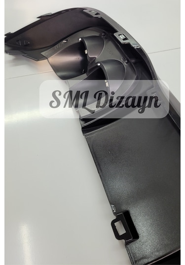 Volkswagen Golf 8 2021+ Egzoz R Difüzör-difizör Plastik