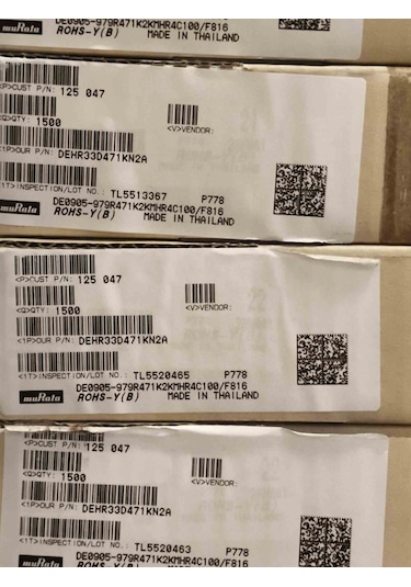 Dehr33d471kn2a 470pf 2kw 5mm Seramik Kondansatör 50 Adet