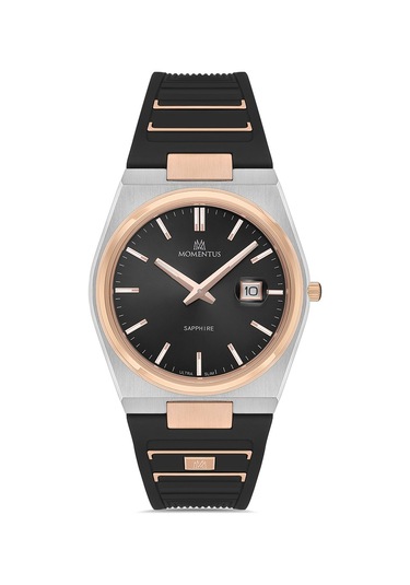 Momentus Men's Crown Master Em345t-04br Gümüş - Rose Gold