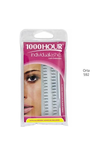 1000 Hour M Black 60 Pcs Takma Kirpik 592