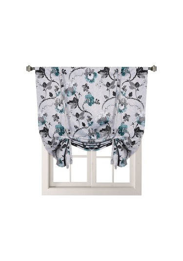 Vintage Desenli Gün Işığı Engelleyici Perde, Gizlilik Ve Ses Yalıtımı İçin Modern Kumaş, 106x160 Cm Yeşil Yeşil