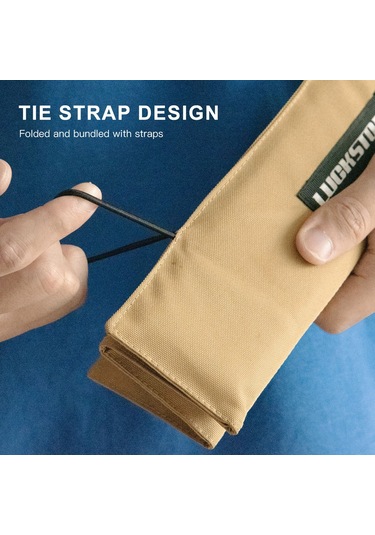 Luckstone Açık Piknik Oturma Minderi Su Geçirmez Oxford Kumaş Siyah