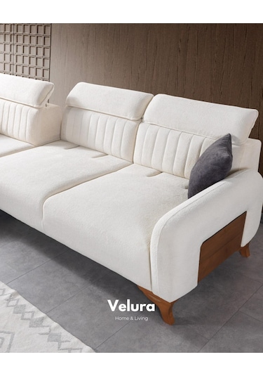 Royal Köşe Koltuk Takımı Krem