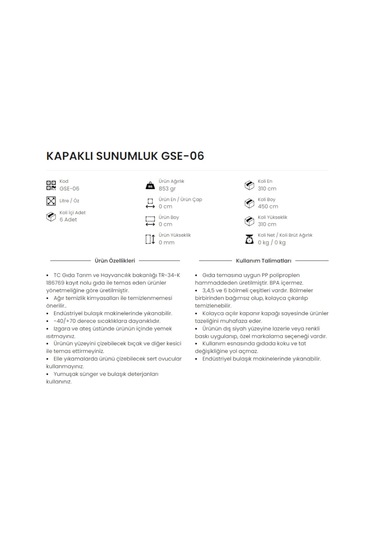 4 Gözlü Profesyonel Bar Konteyner Sunumluk