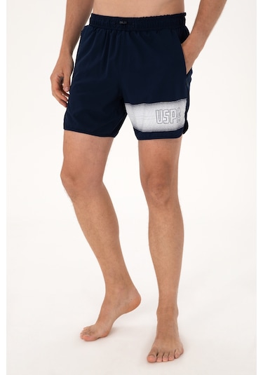 U.s. Polo Assn. Erkek Lacivert Deniz Şortu 50299760-vr033 Lacivert