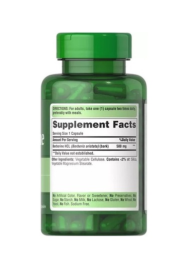 Puritans Pride Berberine 500 Mg 60 Capsul