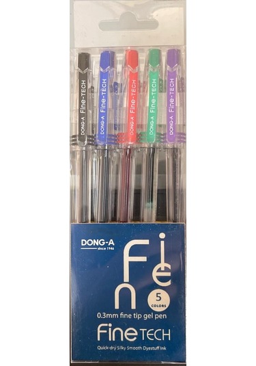 Dong-A Finetech 0.3  5 Renk Set (5 li)
