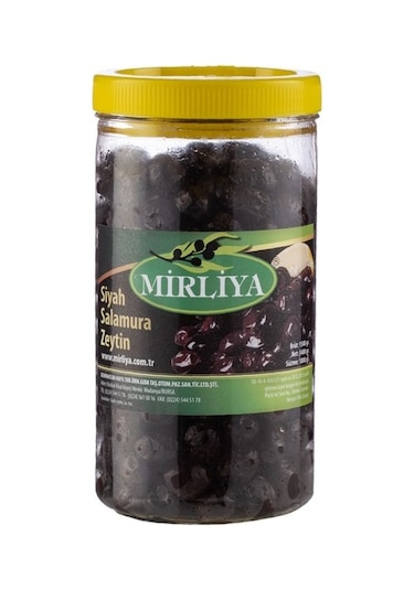 Mirliya Salamura Siyah Zeytin 1 KG