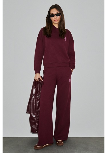 Urban Beat Elıtsa Kadın Bordo Sweatshirt Bordo