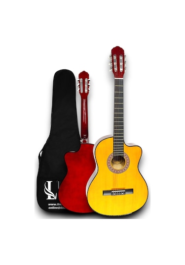 Cg-3901y Klasik Gitar 4/4 Sap Ayarlı Kesik Kasa Full Set
