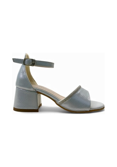 706 Kız Çocuk Topuklu Abiye Ayakkabı GÜMÜŞ