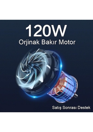 Reidan Çakmaklık Girişli Islak - Kuru Toz Temizleyici Oto Araç Süpürgesi