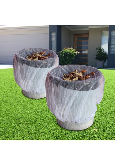 Yaleker Yağmur Tankı Koruma Ağı - İnce Dokulu Non-woven Kumaş, Çekmeceli, Yaprak Girişini Engeller - M Boy 500x400mm