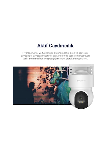Hybrone Omni Volt Dış Ortam Wi-fi Akıllı Kamera