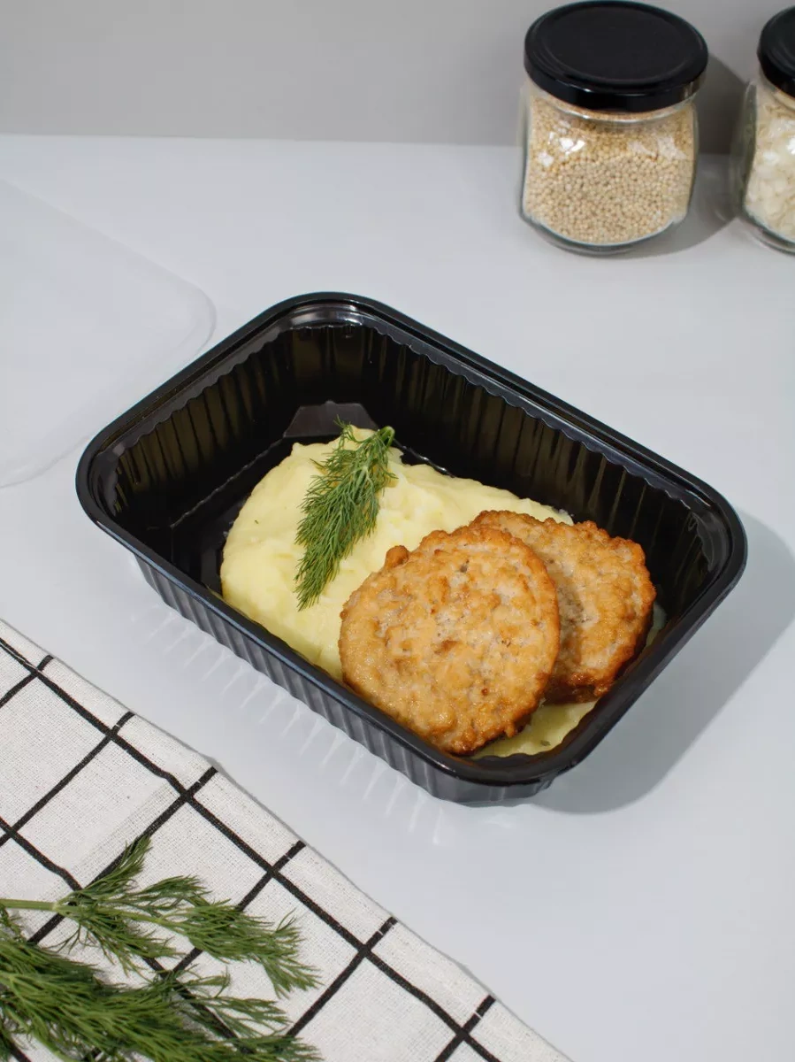 Upakovsik+ Kapaklı Tek Kullanımlık Konserve 500 Ml 50 Adet 242204770 100 adet