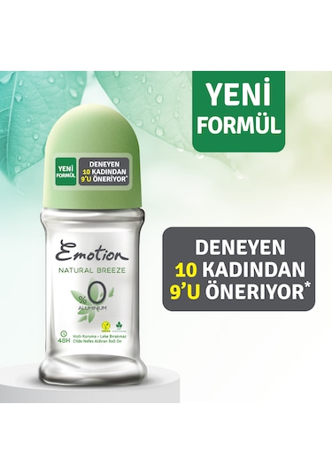 Emotion Natural Breeze Kadın Roll On 3 x 50 ML