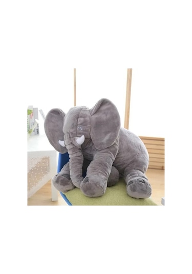 Zyzqstore Fil Peluş Vücut Yastığı Büyük Kanepe Yastık Çok Renkli Fil Yastık Çok Renkli