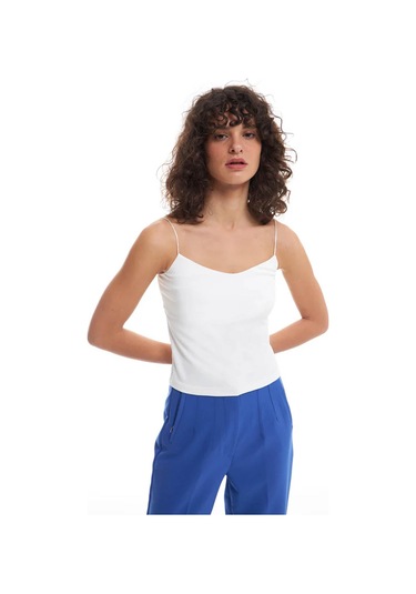 Quzu Kadın Bluz Ekru Kadın Bluz 22298 Ekru