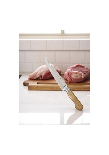 Lazreis Kurban Bıçağı No2, El Yapımı Paslanmaz Çelik Bıçak 16cm Ahşap