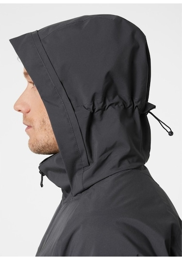 Helly Hansen Hp Racing Lifaloft Erkek Siyah Kapüşonlu Mont