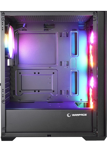 Rampage Gyra V1 Mesh 650 W Rainbow ATX Oyuncu Kasası