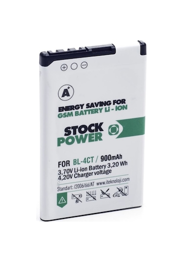 Nokia Bl 4Ct - 5310 900 Mah Stock Power Batarya