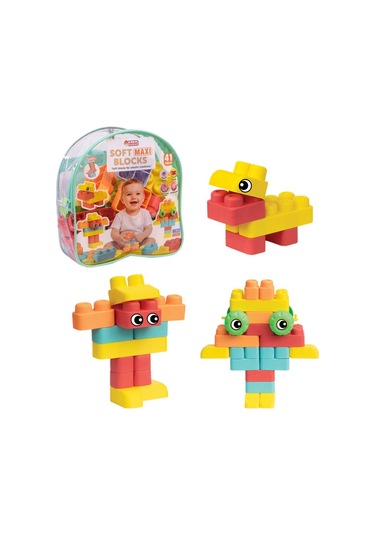 Dede Oyuncak Çantalı Soft Maxi Bloklar 41 Parça 04055