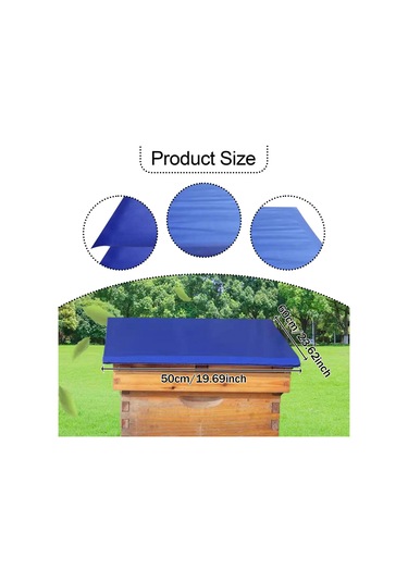 Suntek 5 Adet Arı Kovanı Örtüsü Yağmur Geçirmez Bez 50x60