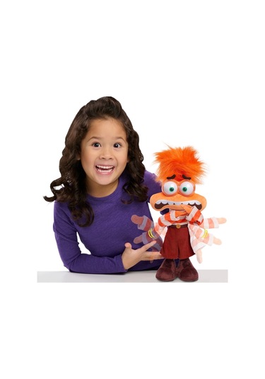 Inside Out 2 Endişe Sesli Hareketli Peluş Çok Renkli