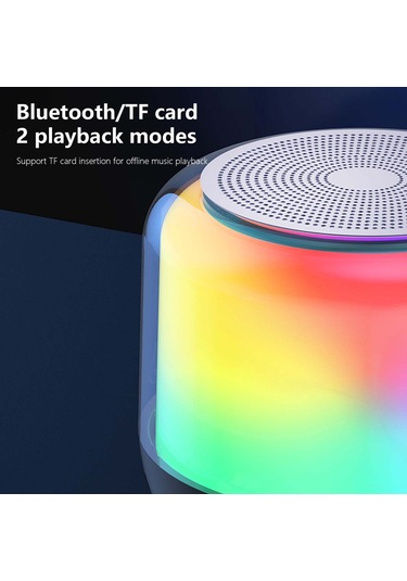 Vkemall Genç Erkekler İçin Taşınabilir Bluetooth Hoparlör - Hıfı Ses Kalitesi Ve Kablosuz Şarj Özelliği - Kırmızı