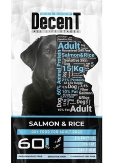 Decent Somonlu Yetişkin Köpek Maması 3 Kg