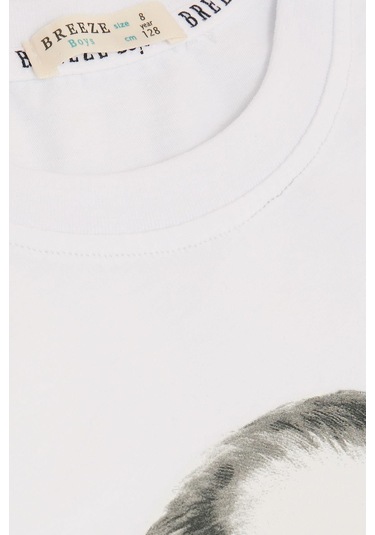 Breeze Atatürk Baskılı Uzun Kollu Tişört 5-14 Yaş, Beyaz-beyaz Beyaz