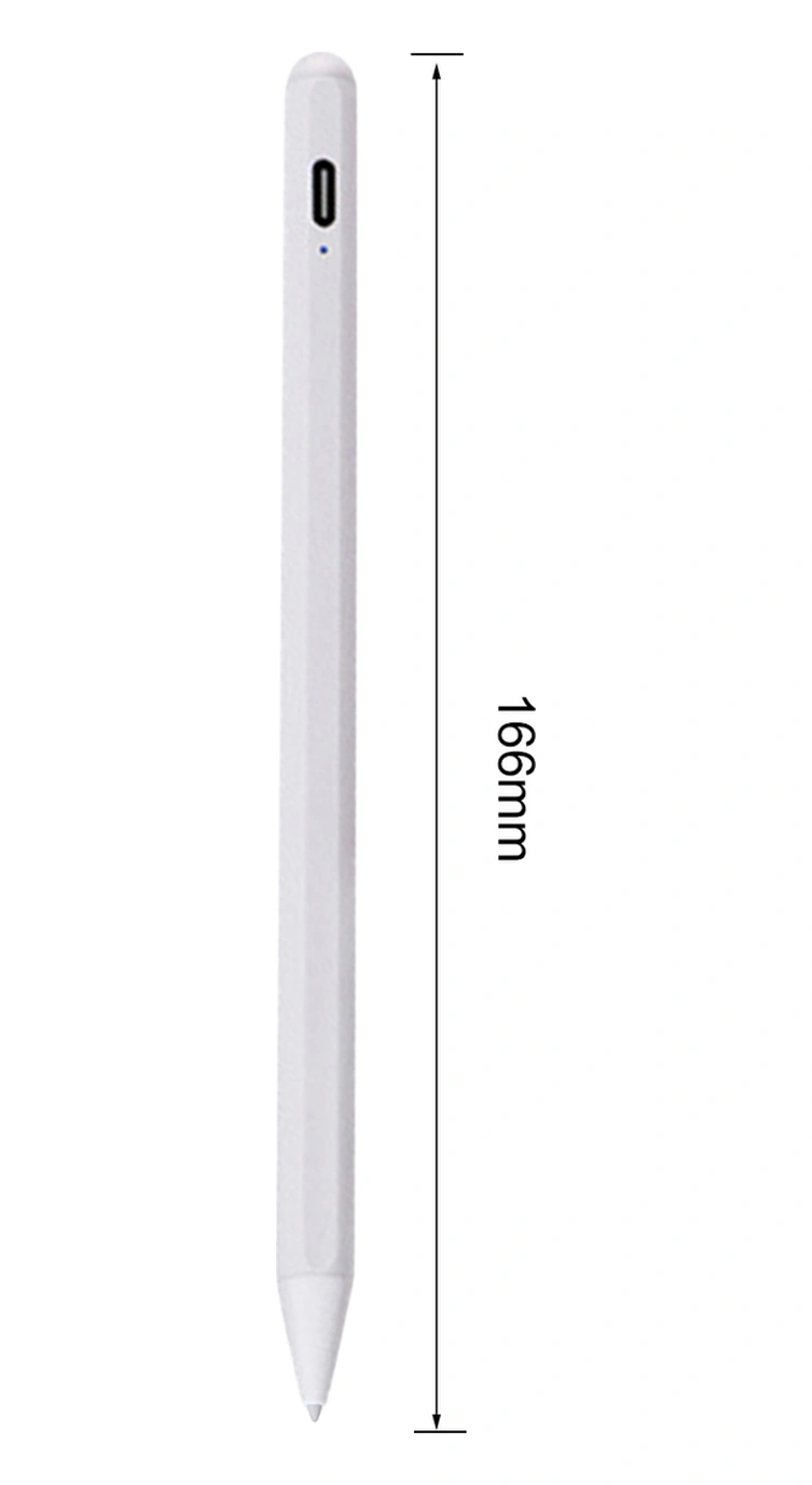 Moveevo K10 Aktif Kapasitif Kalem - İpad'ler İçin Dokunmatik Kalem, Yanlış Dokunmayı Engeller, Abs Malzeme, Beyaz Renk