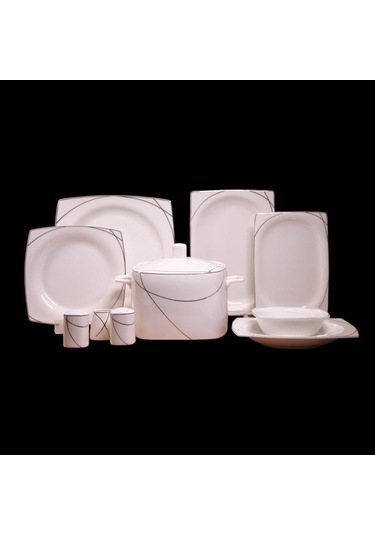 Maxx Doria Vega Lines 12 Kişilik 60 Parça Yemek Takımı Pa2034