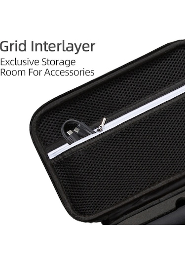 Butu Djı Osmo Action 3 / Action 4 İçin Saklama Çantası, Taşınabilir Kamera Aksesuarları Koruma Kutusu Taşıma Çantası - Siyah