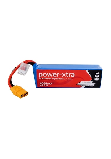 Power-xtra Px4000wb4s - 4s1p - 14.8v 4000 Mah Li-polymer Pil - 60c