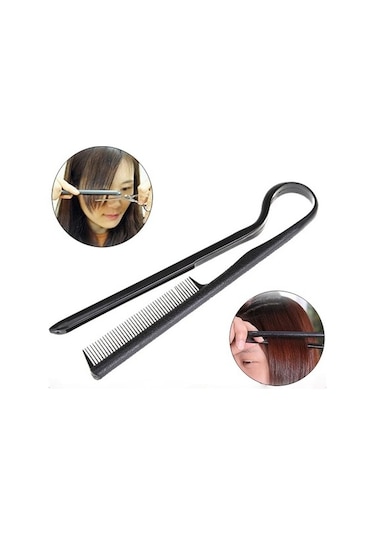Venturemart Moda Saç Tarak V Tipi Saç Düzleştirici Tarak Dıy Salon Saç Kesimi Kuaförlük Şekillendirici