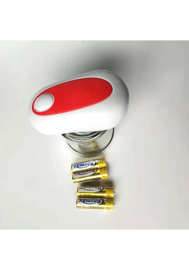 Xindoker Ev Kullanıma Uygun Elektrikli Kutu Açıcı - Minik Mutfak Aleti İle Kolay Kutu Açma - Dayanıklı Malzeme - Pil Gerektirmez Beyaz