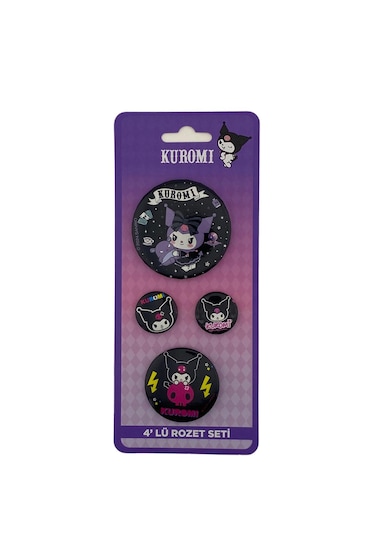 Hello Kitty&friends 4'lü Rozet Seti 3063000-3 Çok Renkli