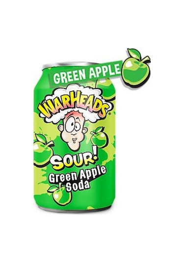 Warheads Soda Green Apple Sour 355 ML