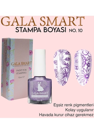 Gala Smart - Stampa Boyası 10 Ml No:10
