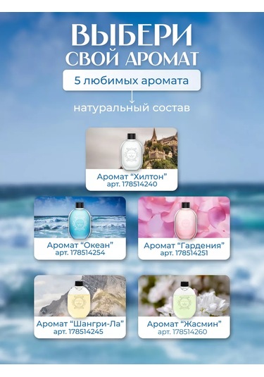 İcare Tam Otomatik Hava Tazeleyici İçin Okyanus Esans Seti 214716271