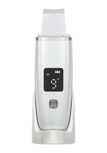 Ultrasonik Cilt Akne Siyah Nokta Yüz Masajı Iyon Cilt Bakımı Cihazı Lıvaqs Beyaz